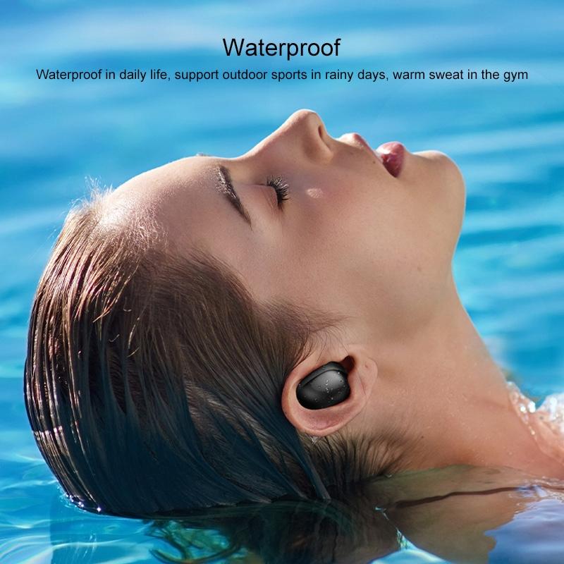 Wireless Stereo Bluetooth Headset with Charging Case and Digital Display - X7 Tws V5.0 - Black