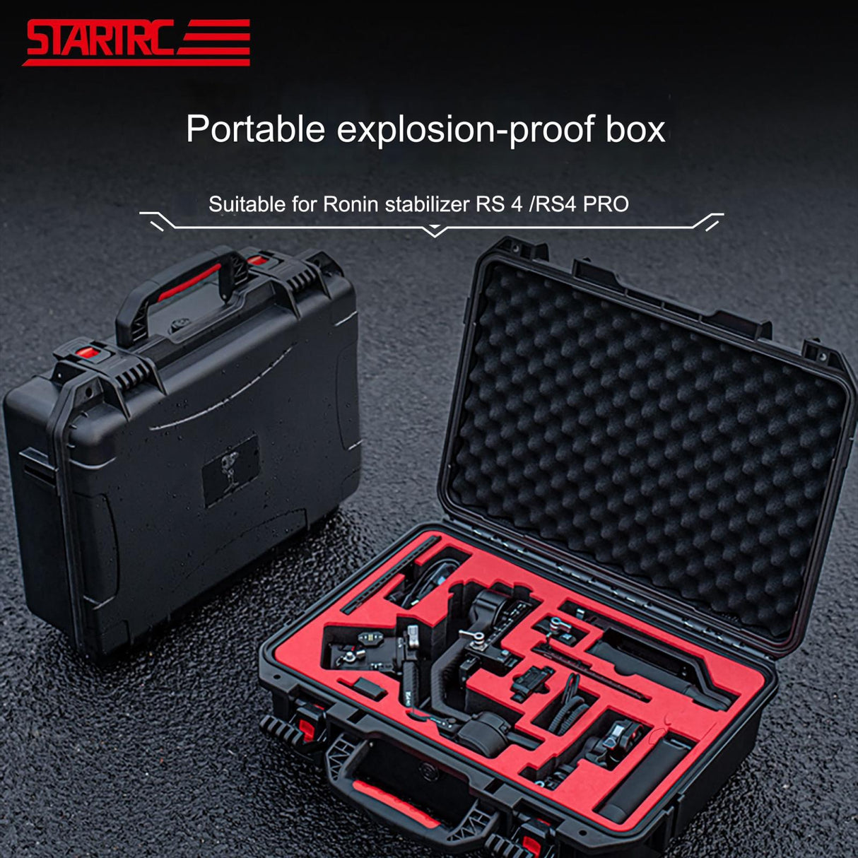 Waterproof Shockproof Portable Storage Box for Dji Rs4 / Rs4 Pro