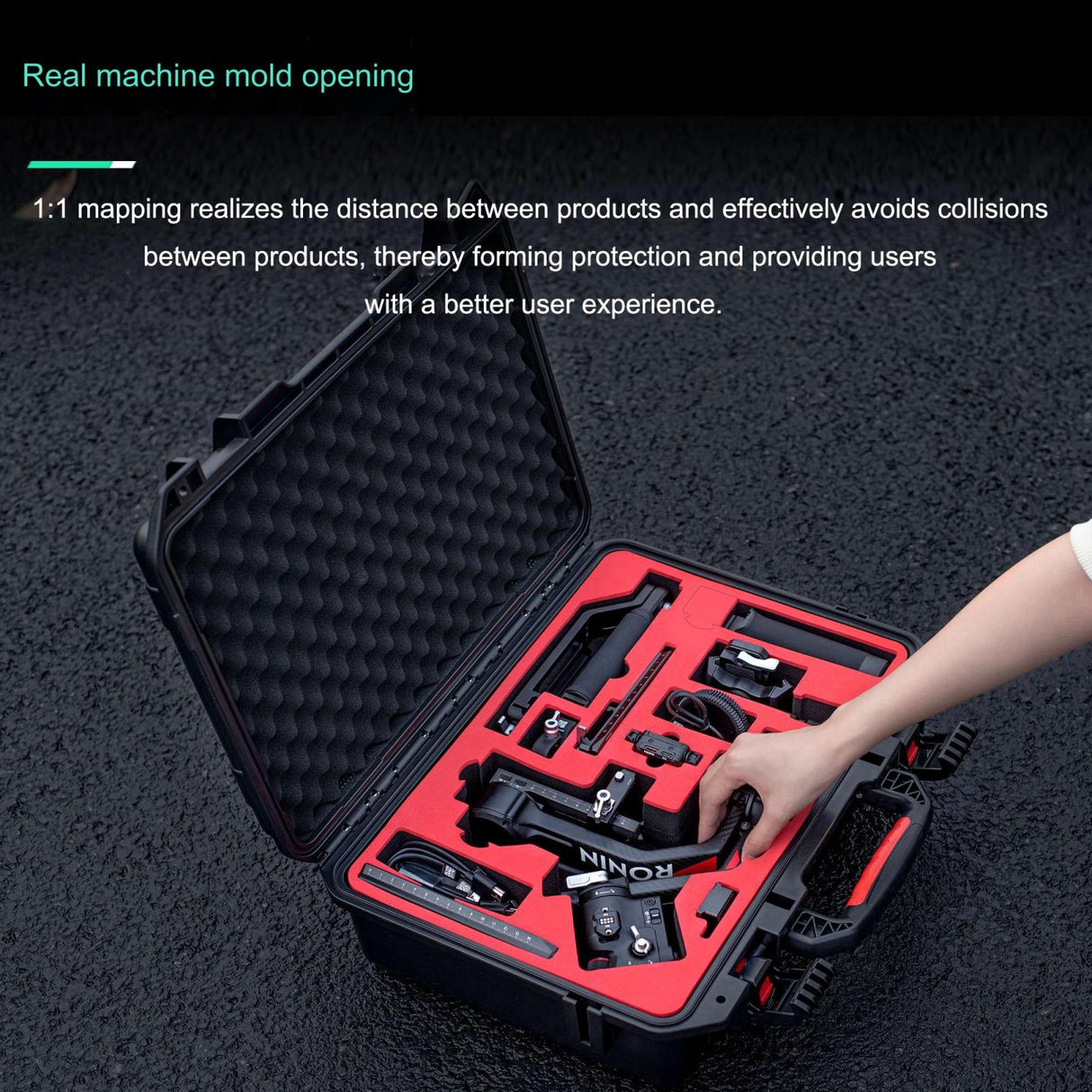 Waterproof Shockproof Portable Storage Box for Dji Rs4 / Rs4 Pro