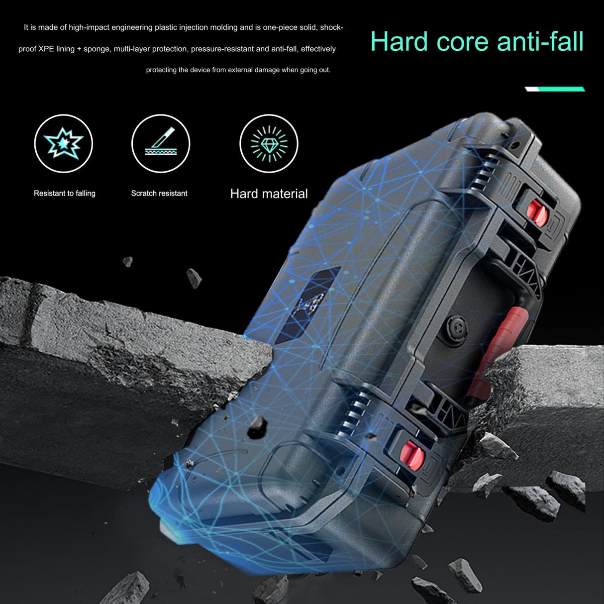 Waterproof Shockproof Portable Storage Box for Dji Rs4 / Rs4 Pro