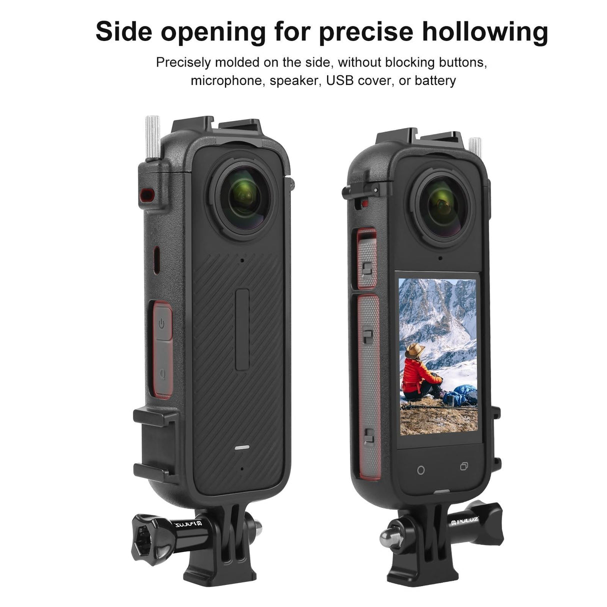 Insta360 X4 Cold Shoe Frame with Adapter and Screw