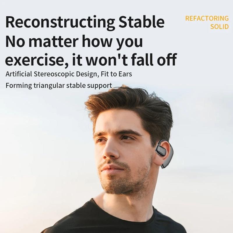 Wireless Earbuds with Digital Display and Stereo Sound - Orange