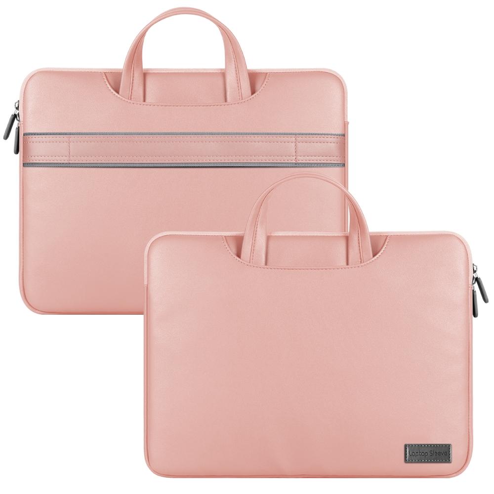 13 / 14 Inch Waterproof Pu Laptop Inner Bag - Black