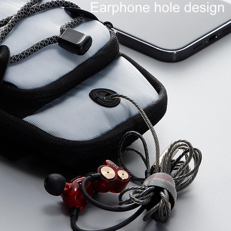 Reflective Cell Phone Arm Bag For Outdoor Fitness - Light Blue