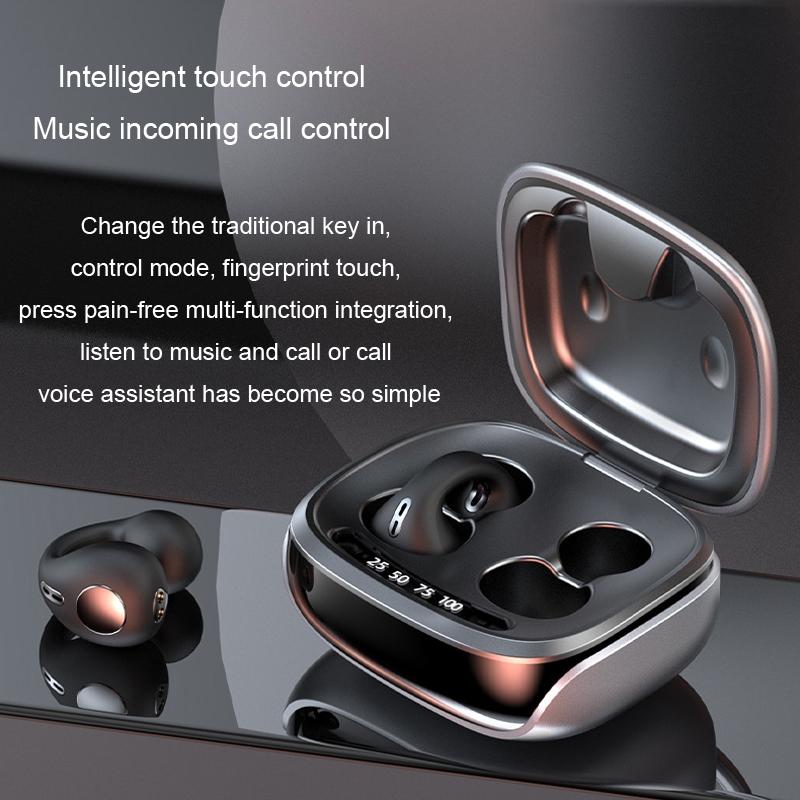 Wireless Bone Conduction Clip-on Bluetooth Headset - Noise Reduction - Skin Colour
