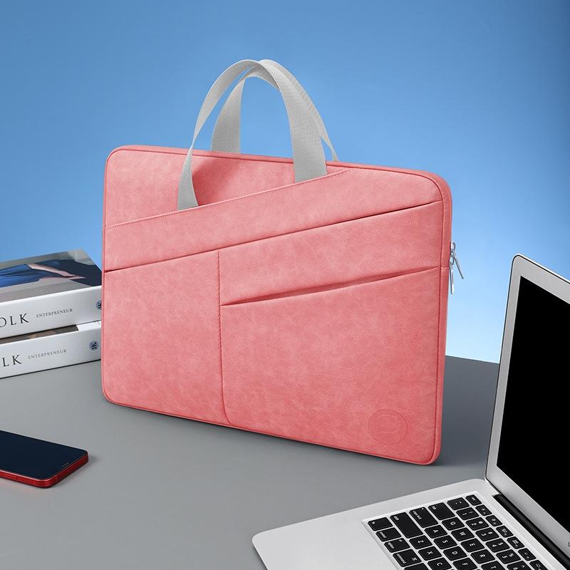 14 Inch Portable Business Travel Bag for Notebooks - Pink - 14 Inch