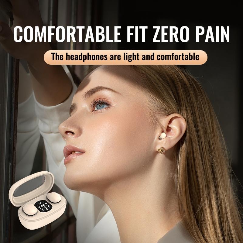 Wireless Mini Tws Earbuds with Noise Reduction and Long Battery Life - Black