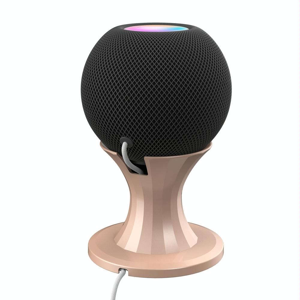 Desktop Speaker Bracket for Apple Home Pod Mini - Rose Gold
