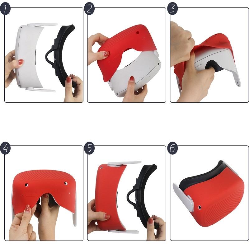 Vr Glasses Protective Shell - Waterproof - Red