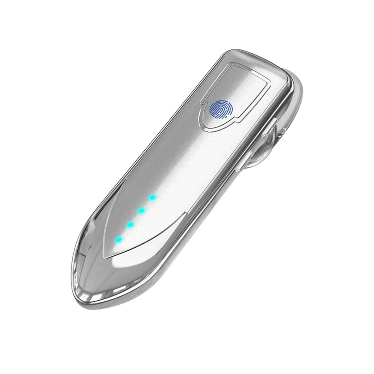 Business Style Bluetooth 5.0 Earphone with Touch Switch - Blue