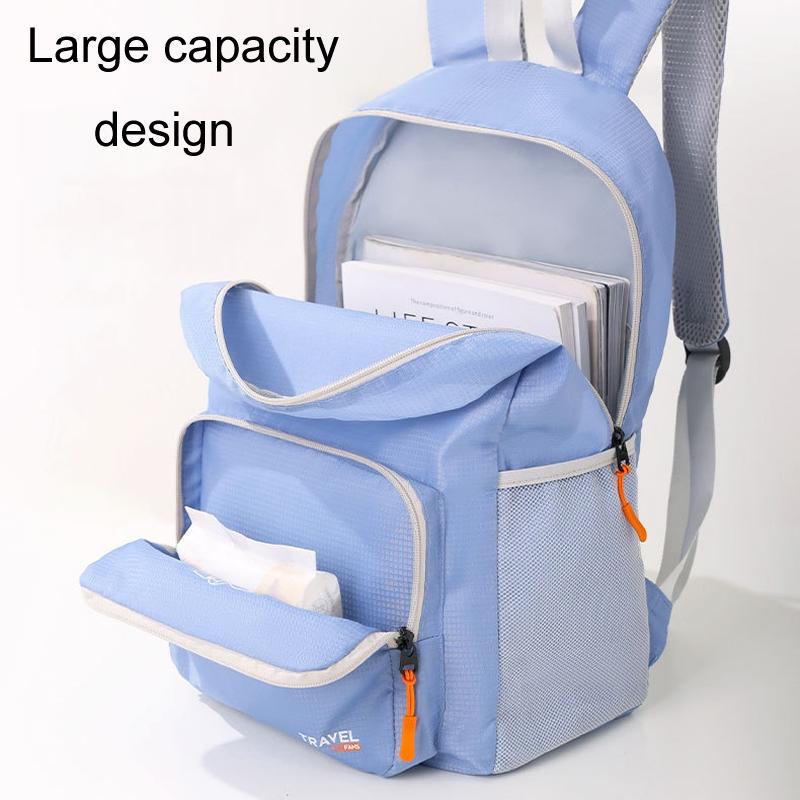 Foldable Sports Backpack For Mountaineering - Pink