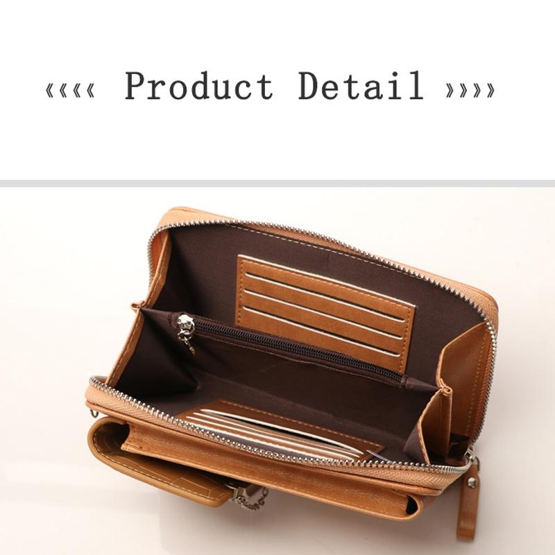 Versatile Women Crossbody Wallet For Phones - Apricot