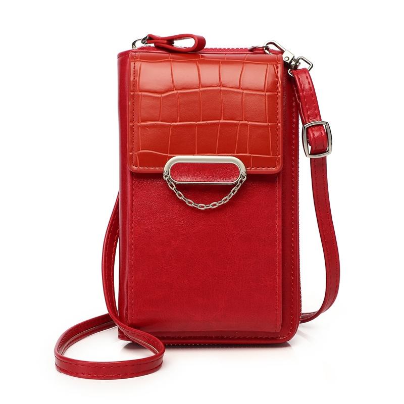 Versatile Women Crossbody Wallet For Phones - Apricot