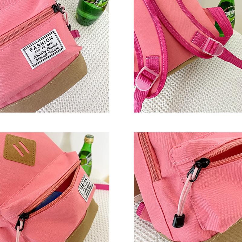 Kindergarten Kids' Simple Shoulder Bag - Minimalist Design - Pink