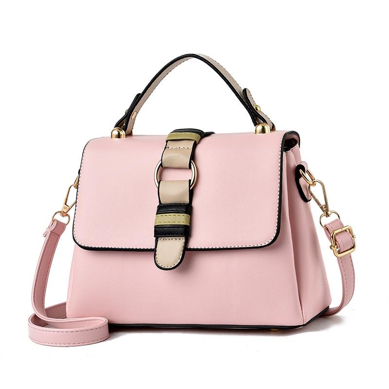 Versatile Small Square Handbag For Women - Orange