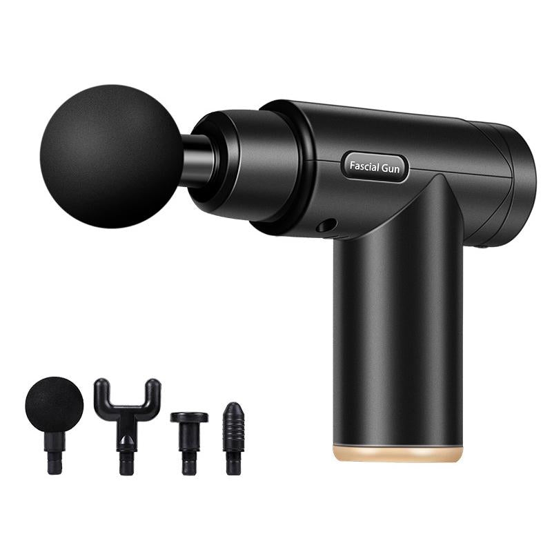 Fascia Mini Electric Muscle Portable Fitness Muscle Relaxing Massager / Massage Gun - Dark Green