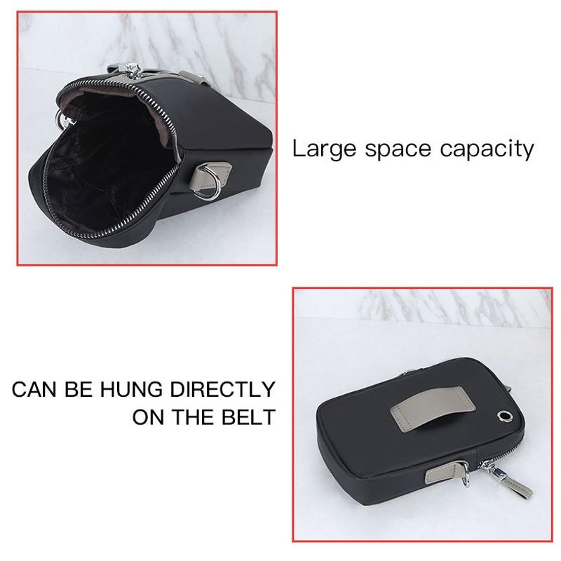 Large Capacity Men Shoulder Bag Grey