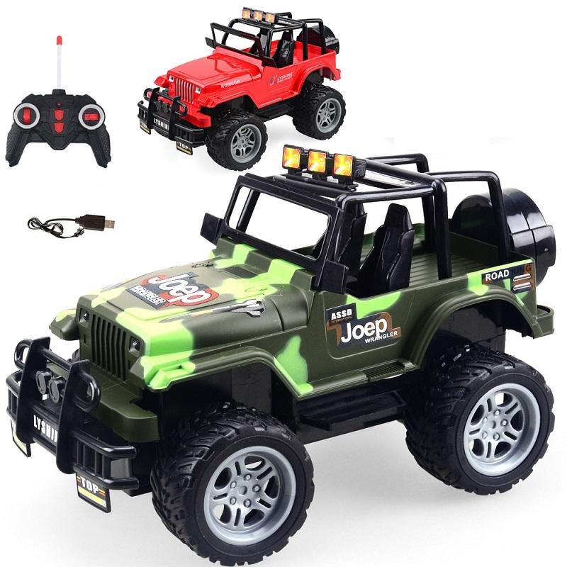 Remote Control Electric Car with Usb Charging for Kids - Red Buggy