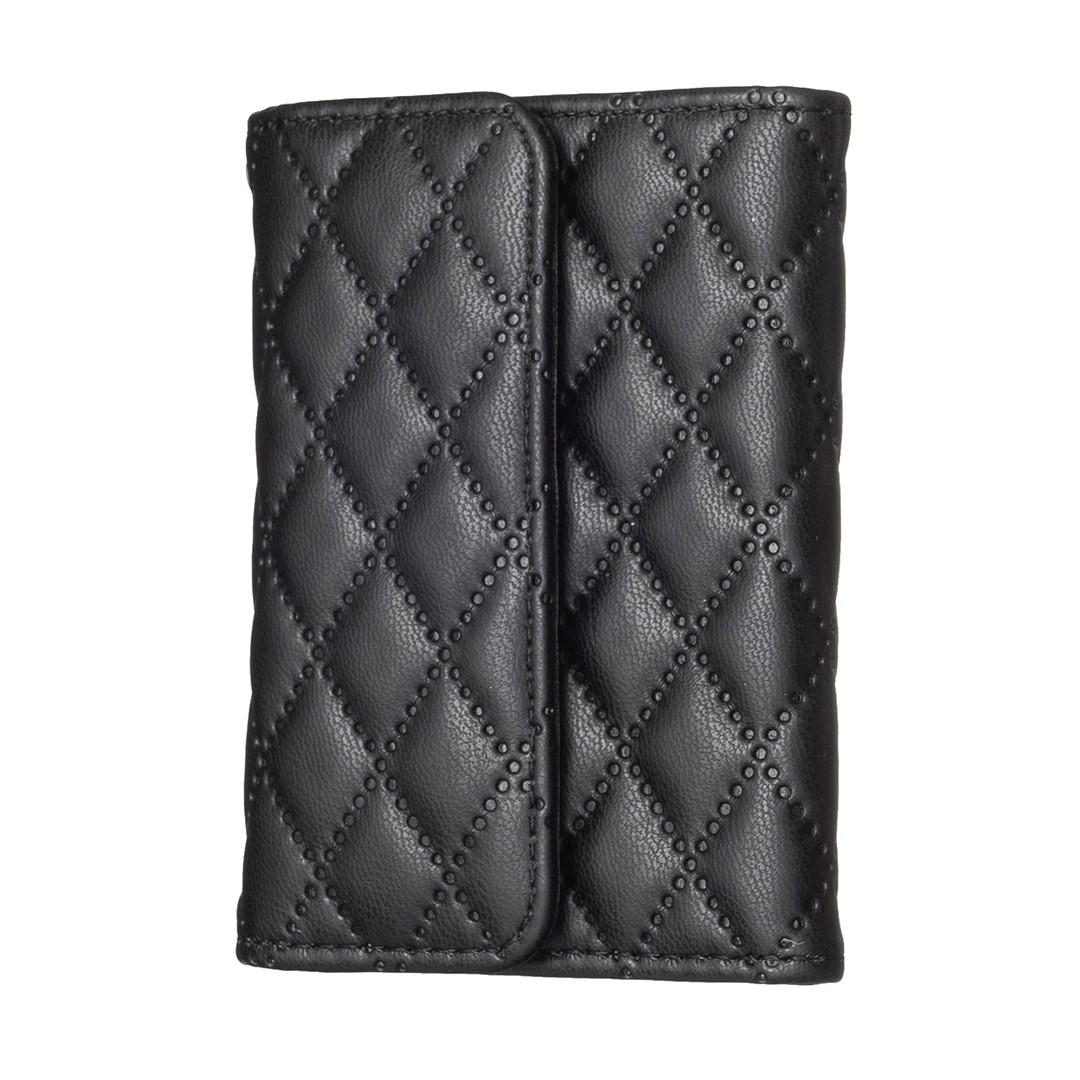 Horizontal Card Bag For Mobile Phones Sticker - Black