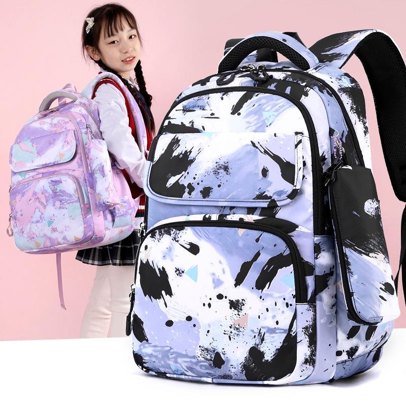 Backpack Set with Lunch Bag & Pencil Case for Kids - Black