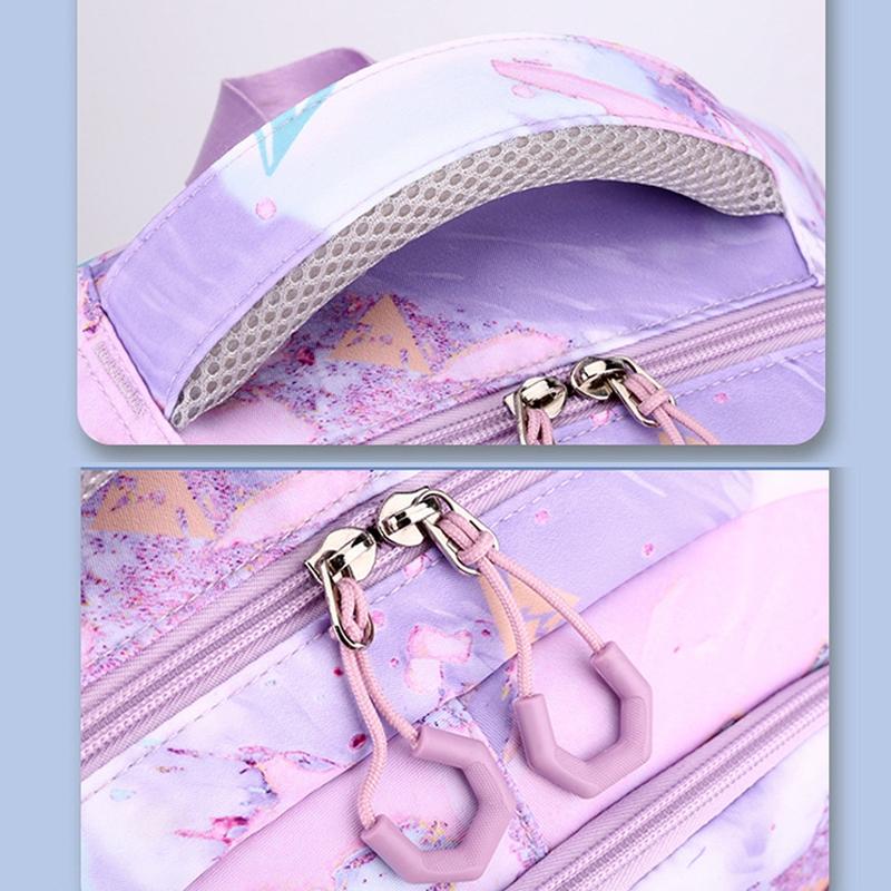 Backpack Set with Lunch Bag & Pencil Case for Kids - Black