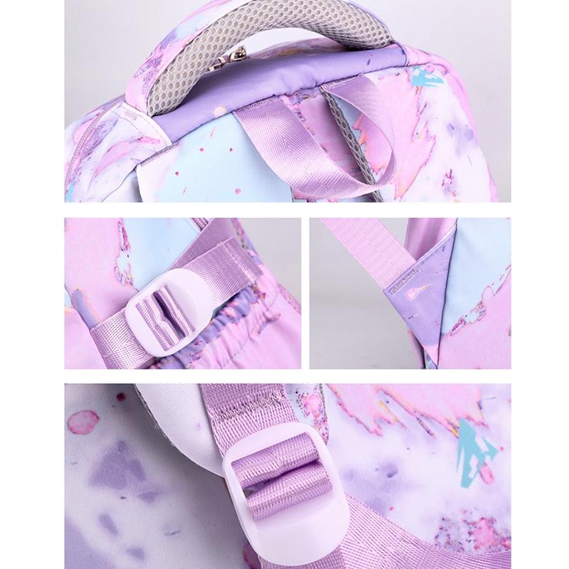 Backpack Set with Lunch Bag & Pencil Case for Kids - Black