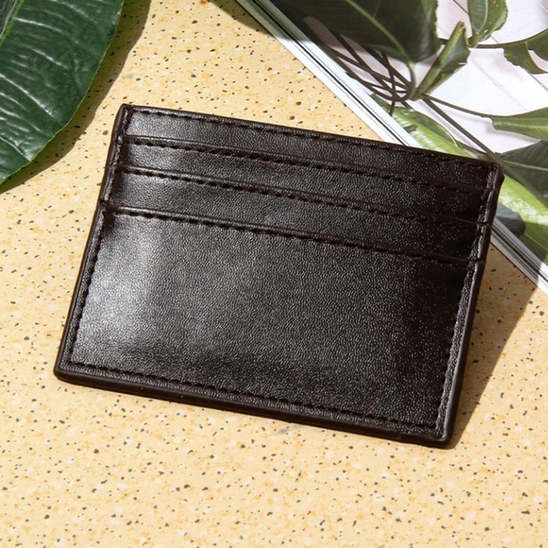 Multi Card Holder For Men Driver License Bank Cards - Rose Red