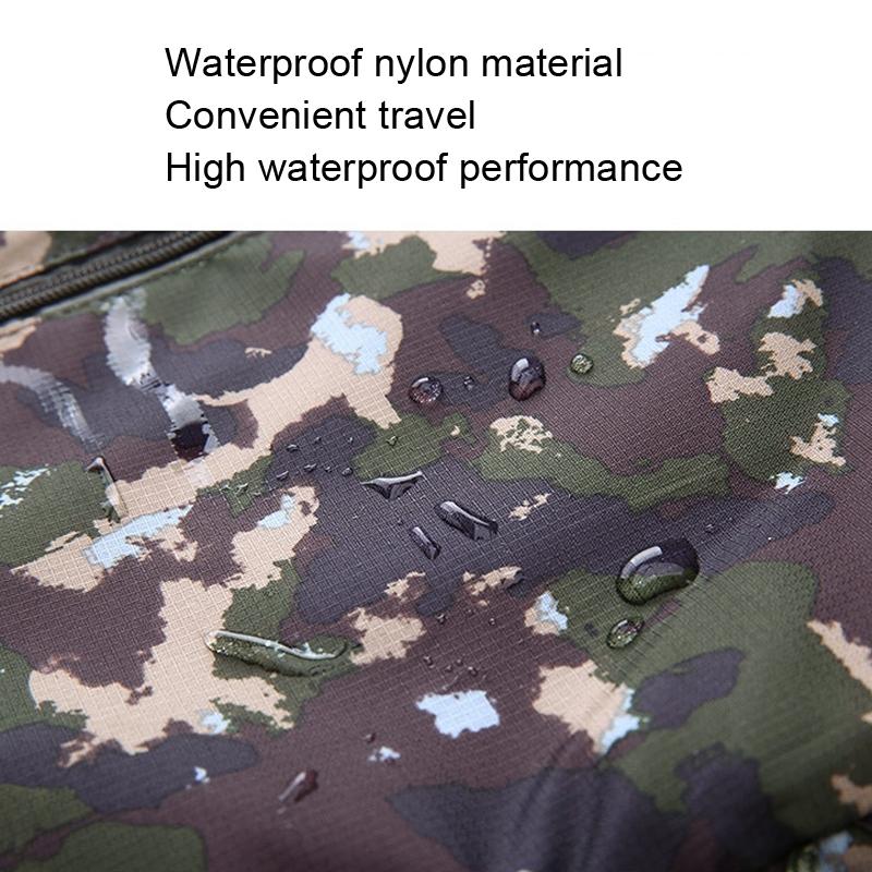 Waterproof Men Crossbody Bag Outdoor Cloth Sling For Hands Free Convenience - Army Green