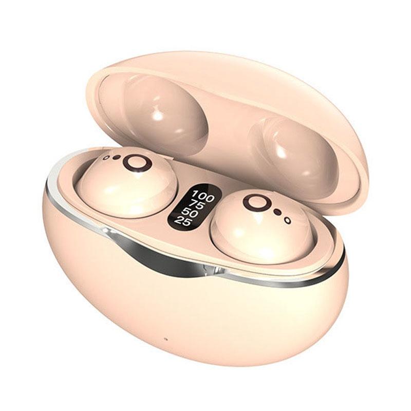 Mini Wireless Sports Earphones with Bluetooth for Sleep - S800 - Skin Colour