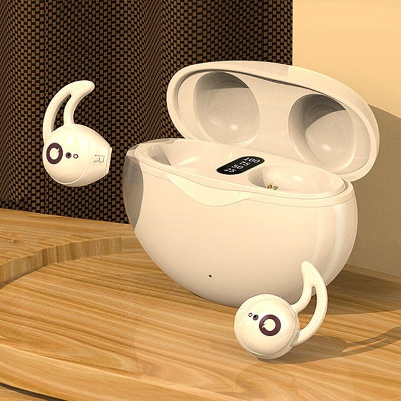 Mini Wireless Sports Earphones with Bluetooth for Sleep - S800 - Skin Colour