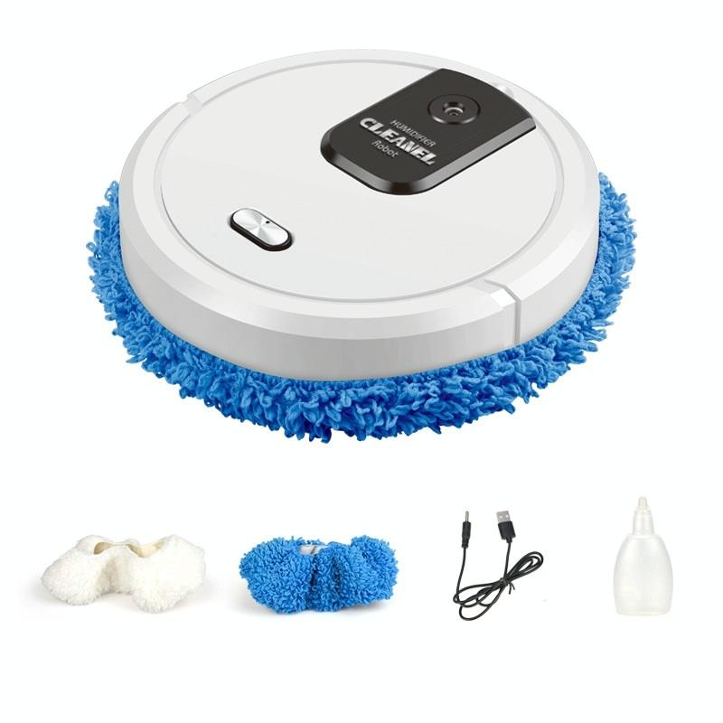 Smart Mopping Robot with Humidifier & Aroma Diffuser - Red