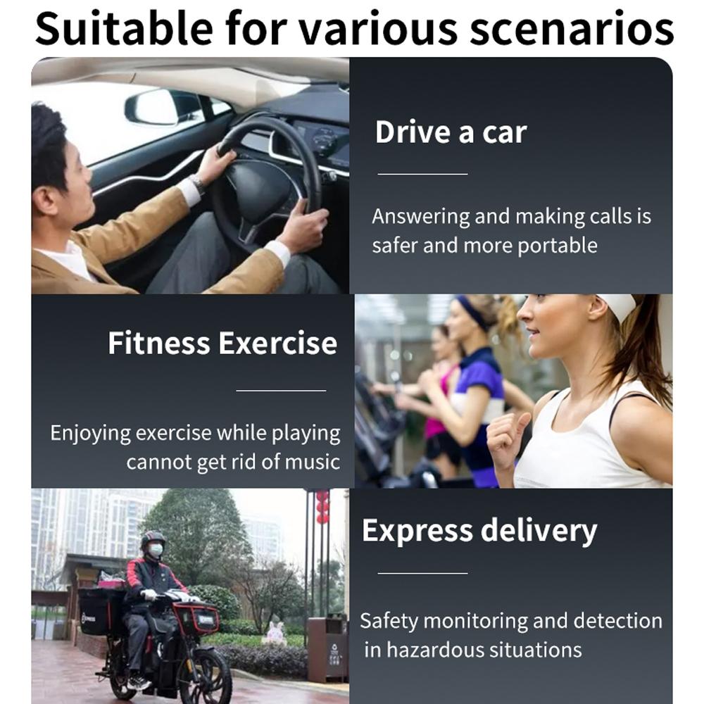 Mini Invisible Bluetooth Earphones with Charging Case - Pink