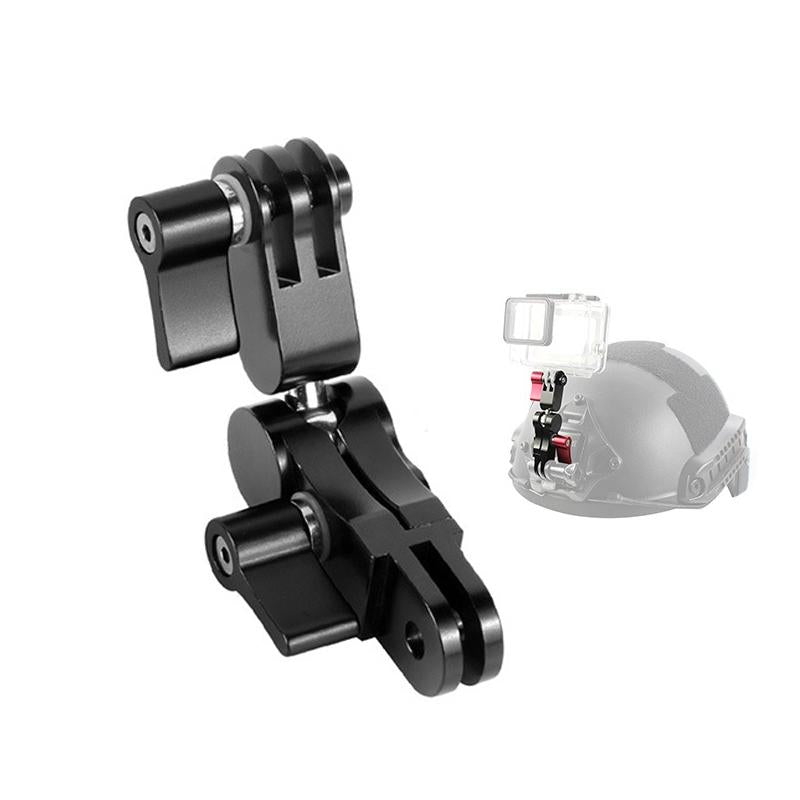 360 Degree Rotating Mount Adapter for Gopro Hero11 - Aluminium Alloy - Black