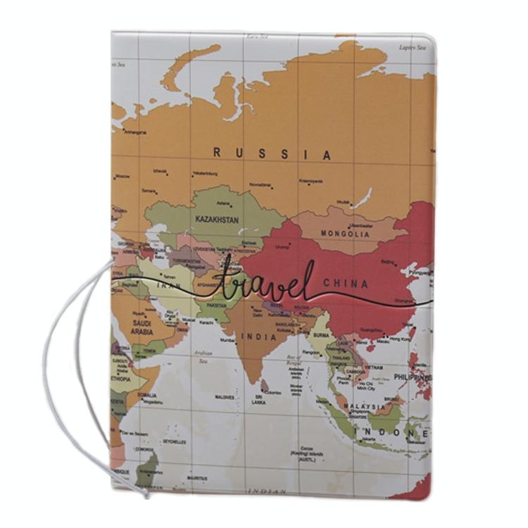 Passport Cover For Travel Abroad 3D Map Design - Ma