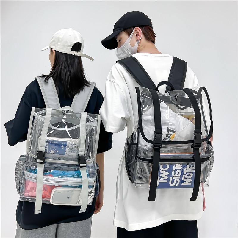 Waterproof Travel Backpack - Pvc Material - Blue