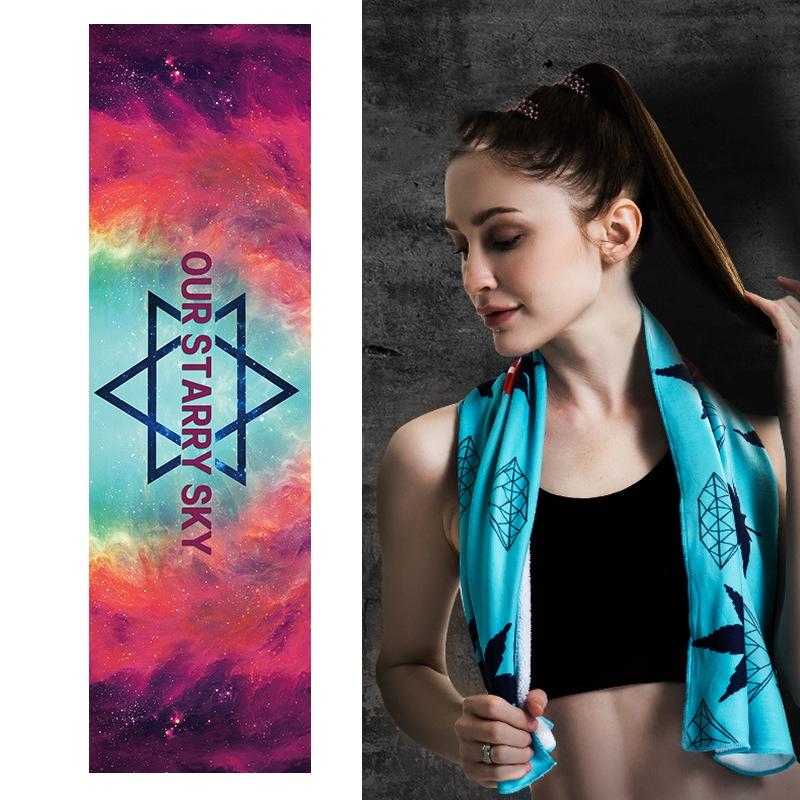 Quick Drying Cooling Towel For Outdoor Sports 100 X 30Cm - Sky