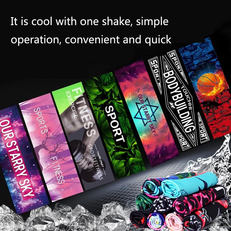 Quick Drying Cooling Towel For Outdoor Sports 100 X 30Cm - Sky