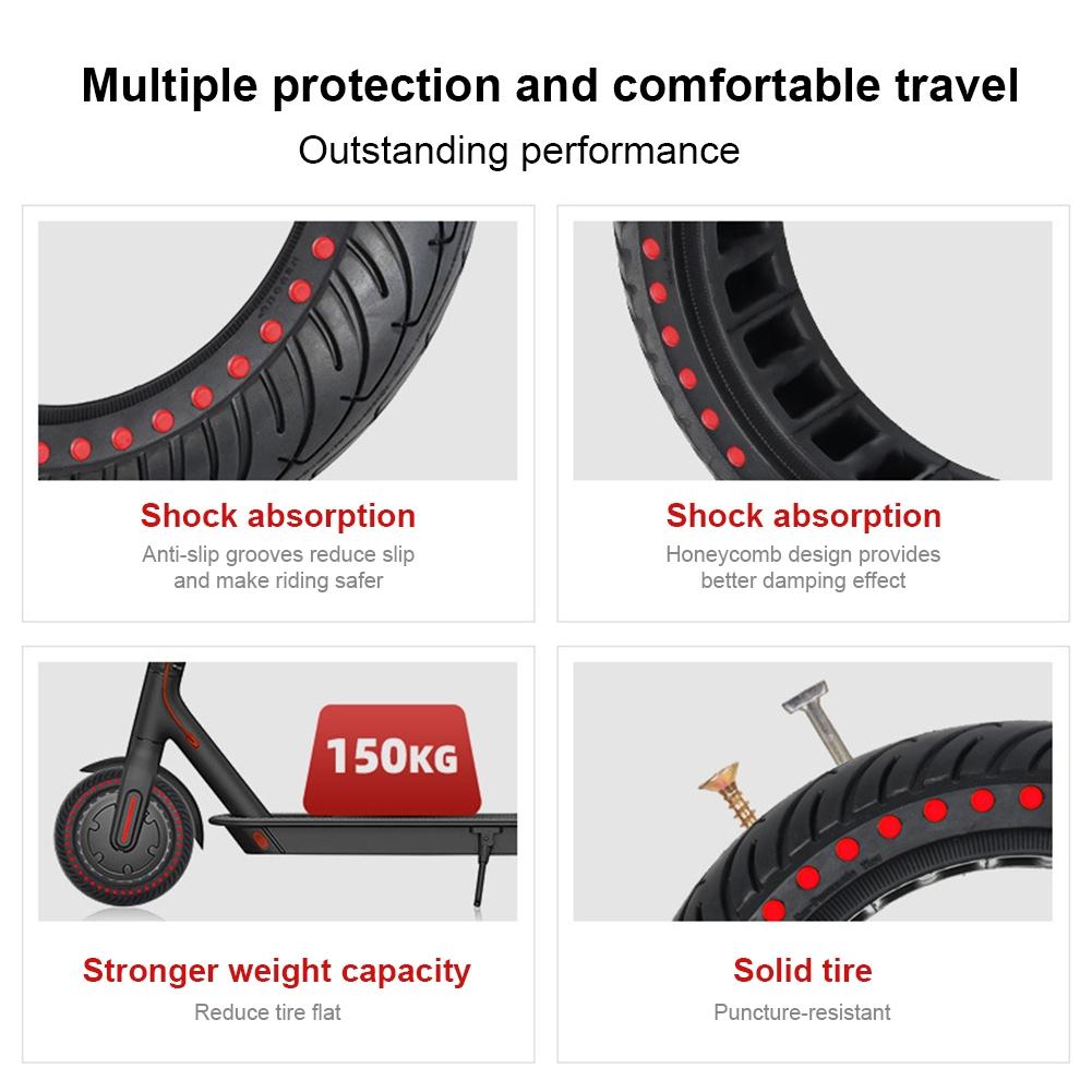 Blue 8.5 Honeycomb Tire for Xiaomi M365 / M365 Pro / 1s - Yellow