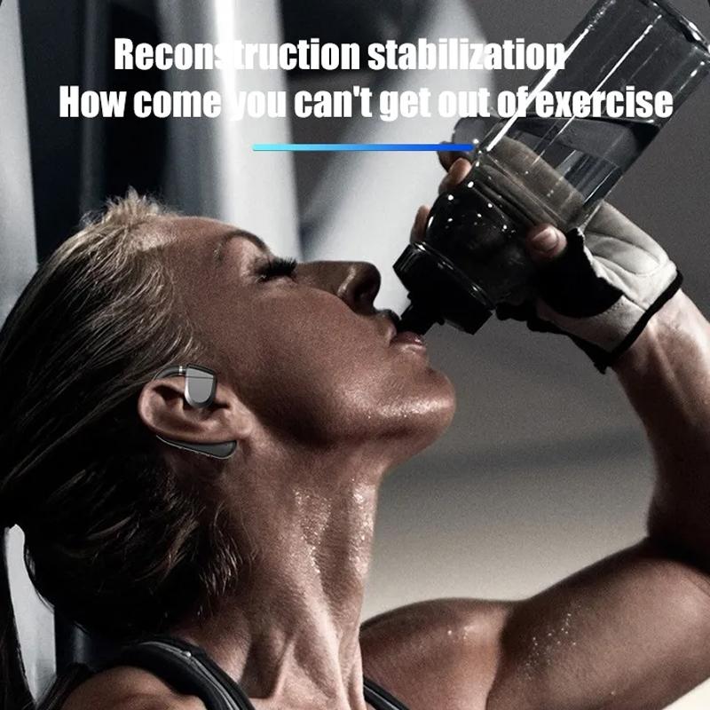 Wireless Bluetooth Headphone with Digital Display - Black - White