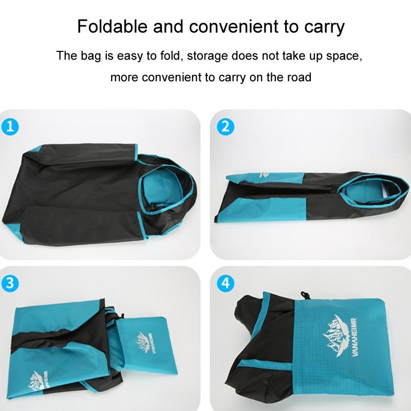 Waterproof Foldable Tote For Outdoor Sports - Dark Blue
