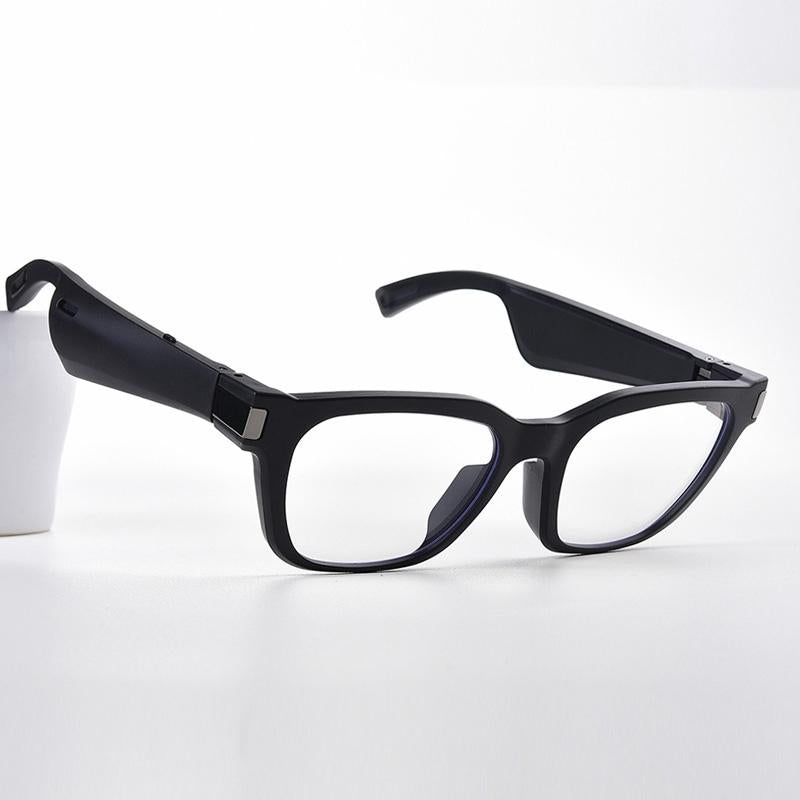 Waterproof Bluetooth Glasses Earphone - Mini Binaural Smart Call - Transparent