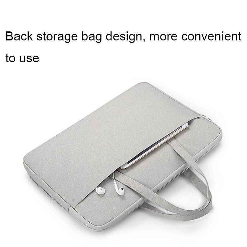 13.3 Inch Waterproof Laptop Bag - Durable and Stylish - Elegant Gray