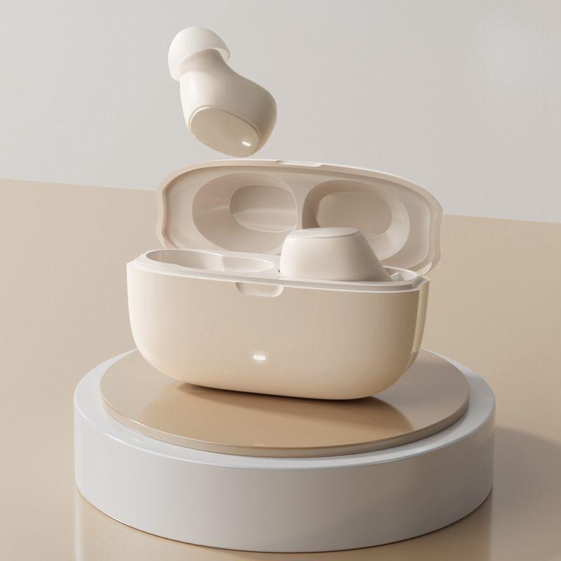 Wireless Earphones with Ai Noise Cancelling Mic and Bluetooth 5.3 - Skin Colour