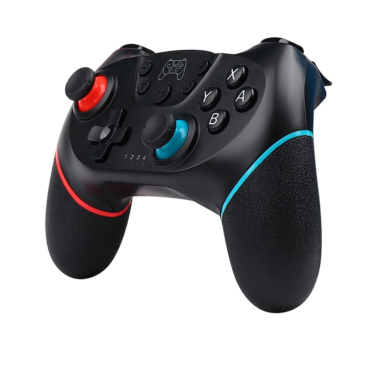 Macro Wireless Pro Controller with Wake-up Function - White Red Blue