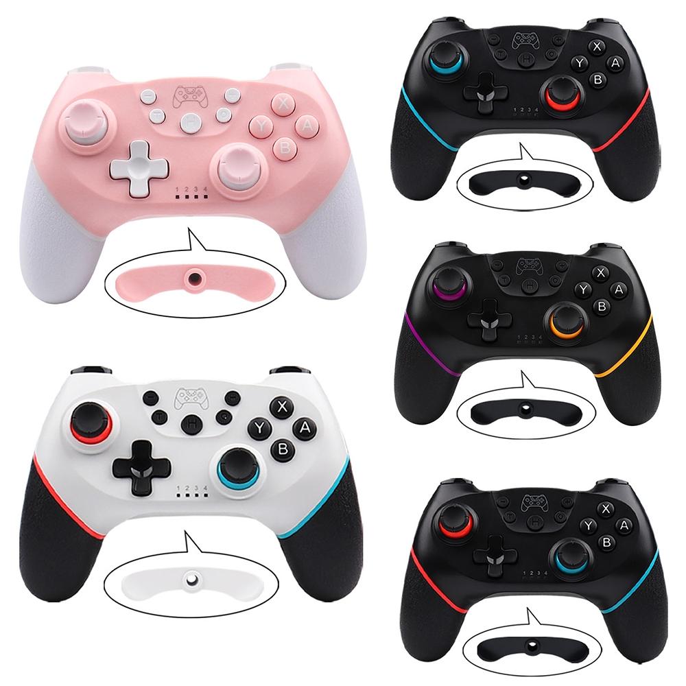 Macro Wireless Pro Controller with Wake-up Function - White Red Blue