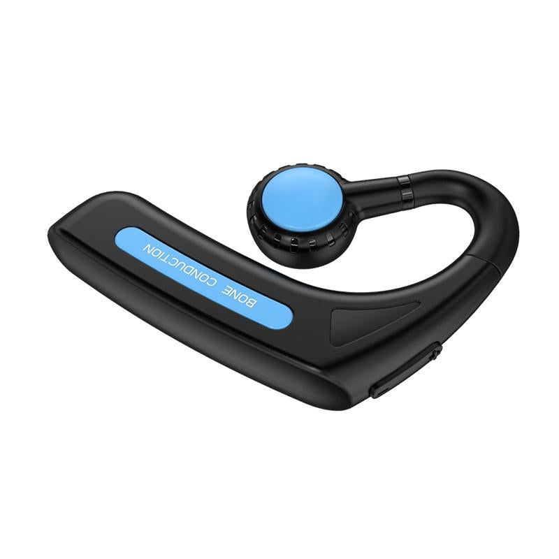 Wireless Bone Conduction Bluetooth Headset - Hanging Ear Design - Red