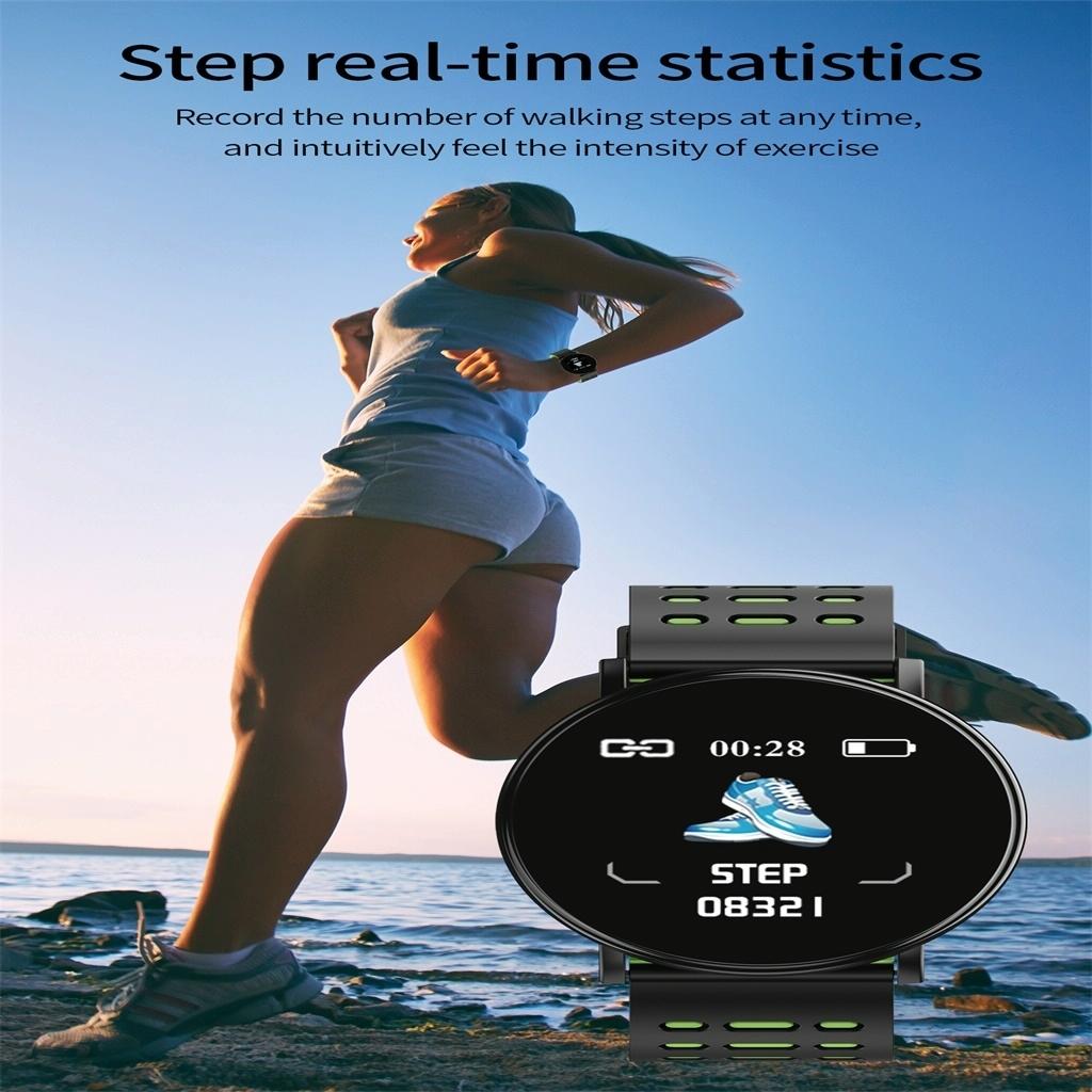 Smart Watch With Call Reminder And Health Monitoring - Green