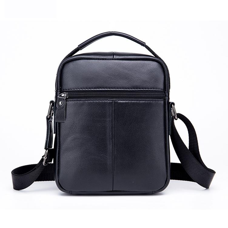 Retro Leather Shoulder Bag For Men Large Capacity - Yellow Brown