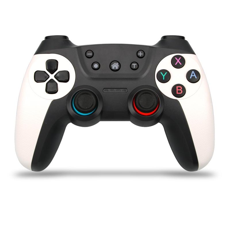 Wireless Bluetooth Game Controller for Switch Pro Pc and Android with Vibration Wake-up - Elegant White