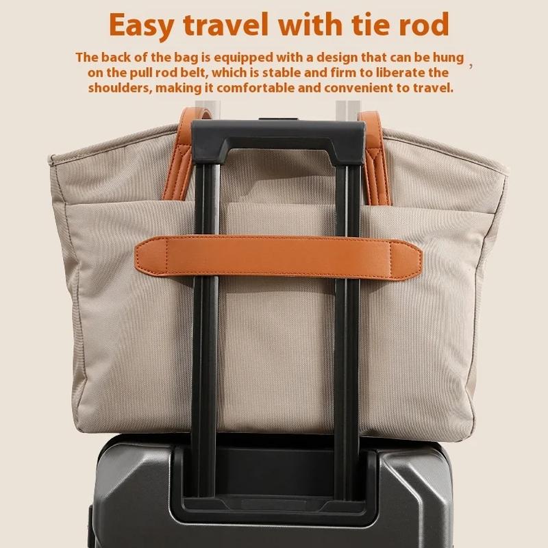 Large Capacity Laptop Tote For Women - Pink